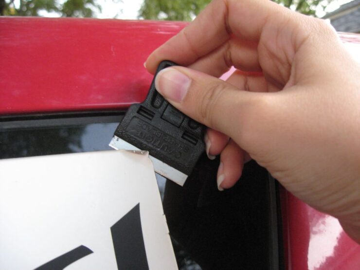 How to Remove Stickers from Glass and Mirrors New England Linen